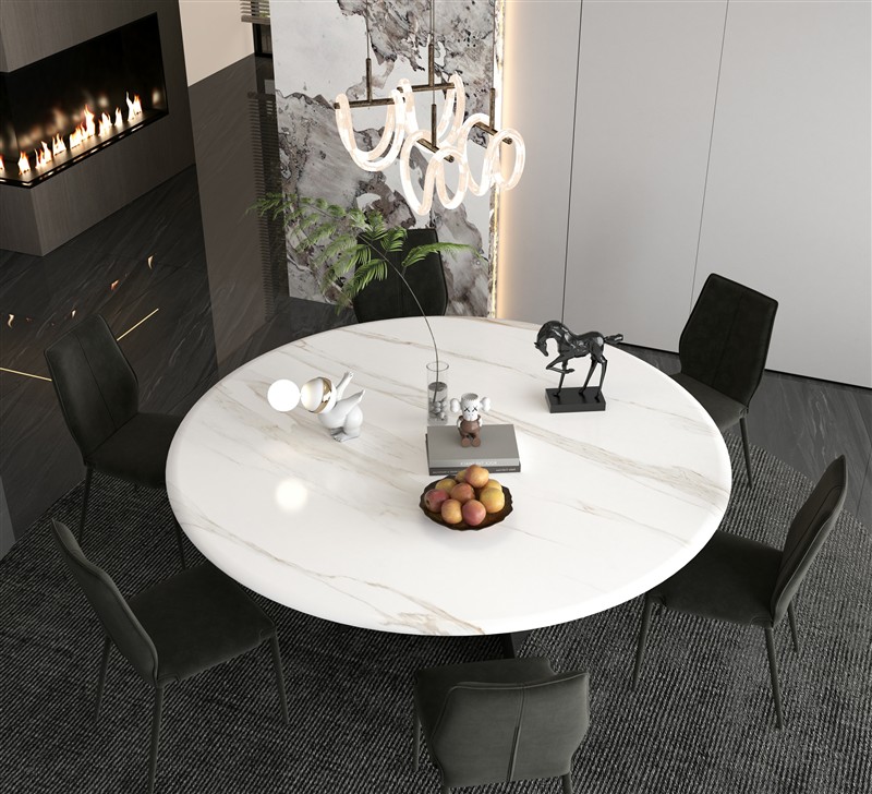 Exquisite White Slab for Upscale Kitchen and Bathroom Surfaces TQ11-16M341