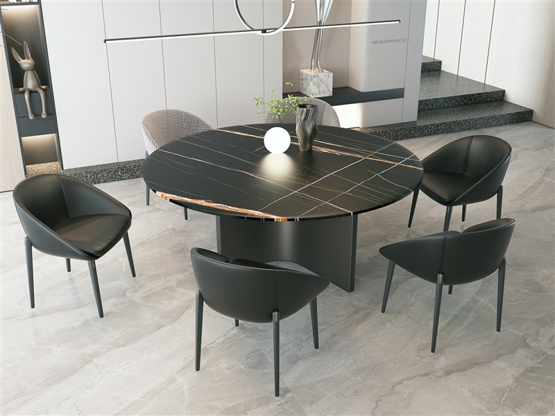 Durable  White Slab with Sophisticated Veining for Interior Use TQ11-16M344