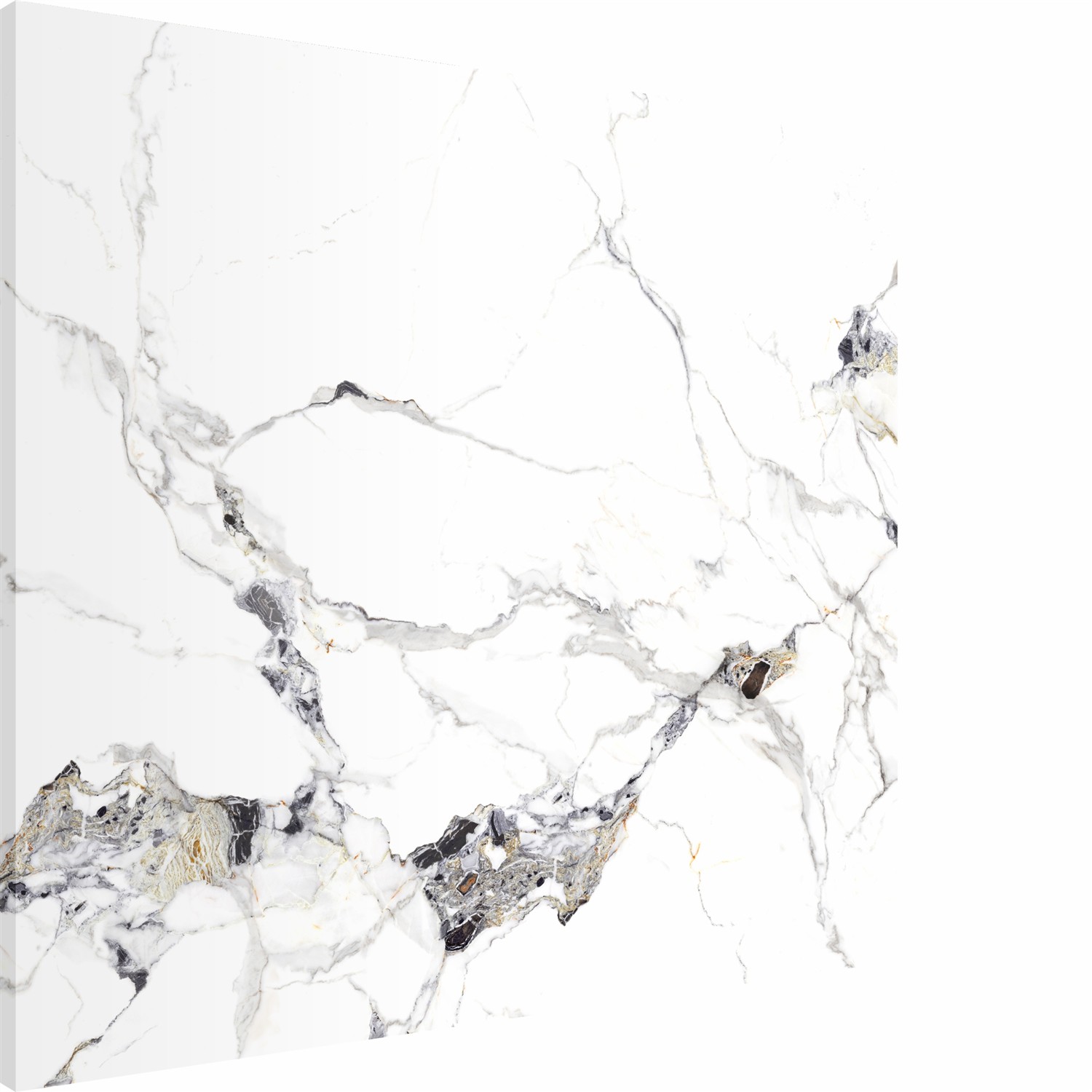 Premium Quality White Slab with Natural - Looking Veins TQ11-16M322