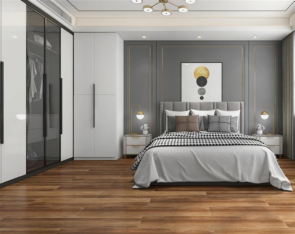 200X1200mm Italian Style  Ultra White Wood Look Bathroom Tiles TQ3-FFZ122061