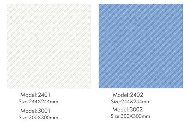 Crisp and Clean 244x244mm & 300x300mm White Pool Tiles for a Refreshing Look TQ09- 2401,TQ09-3001