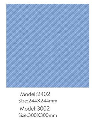 Serene and Stylish 244x244mm & 300x300mm Blue Pool Tiles for a Calming Vibe TQ09-2402, TQ09-3002
