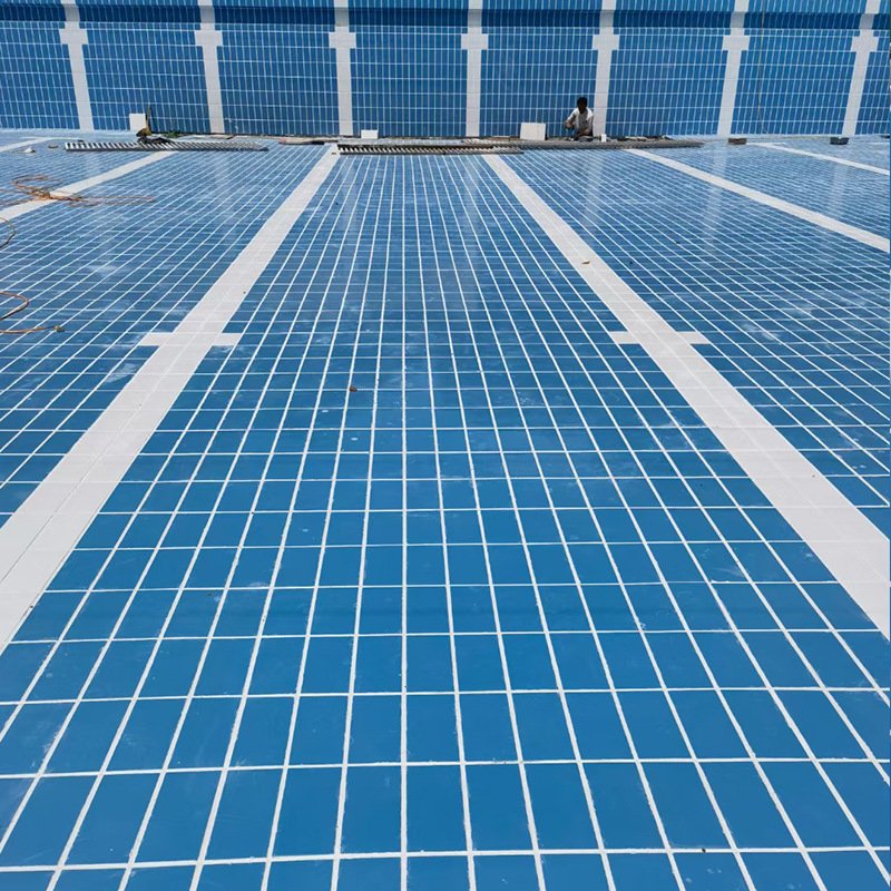 Serene and Stylish 244x244mm & 300x300mm Blue Pool Tiles for a Calming Vibe TQ09-2402, TQ09-3002