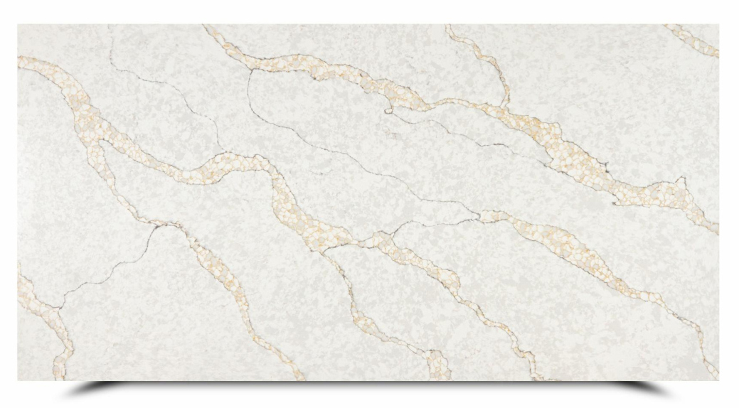 Stylish 3000x1400mm White Quartz Slab for Modern Commercial Spaces TQ13-YTL003