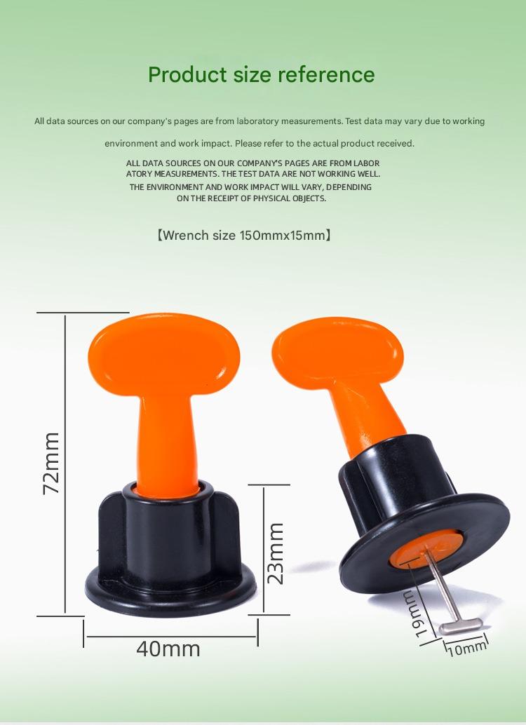 Precision Tile Leveler with Clear Size Specifications