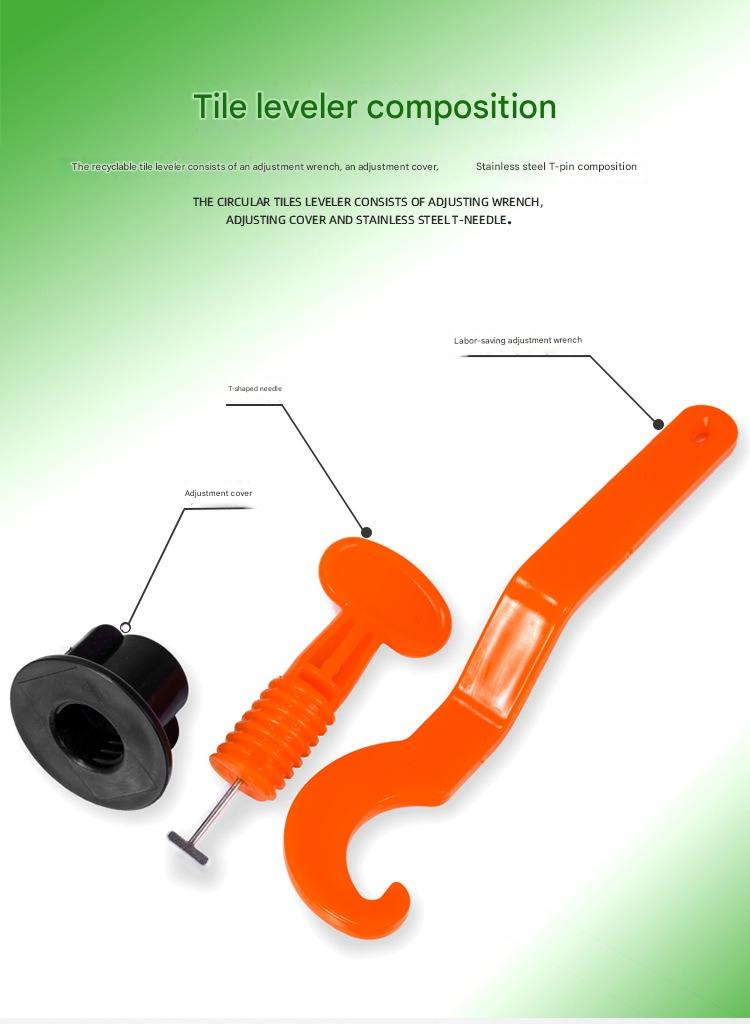 Precision Tile Leveler with Clear Size Specifications