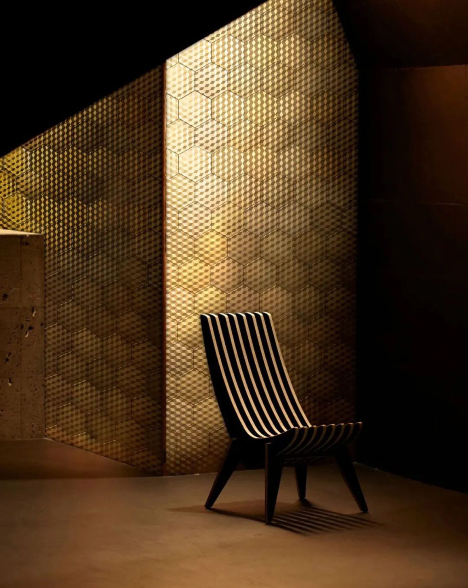 Elegant Gold - Toned Handmade Tiles for Statement Walls