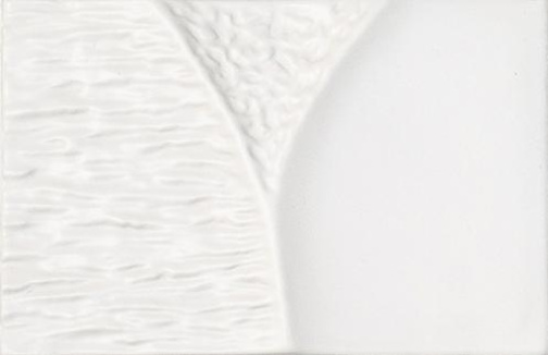 White Geometric Handmade Tile Mosaic for Modern Spaces