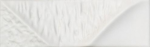 White Geometric Handmade Tile Mosaic for Modern Spaces