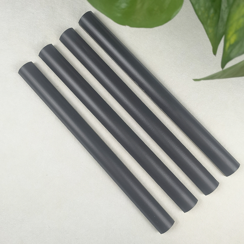 25x400mm Matte Black Semicircular Waistline Ceramic Tiles XC254002