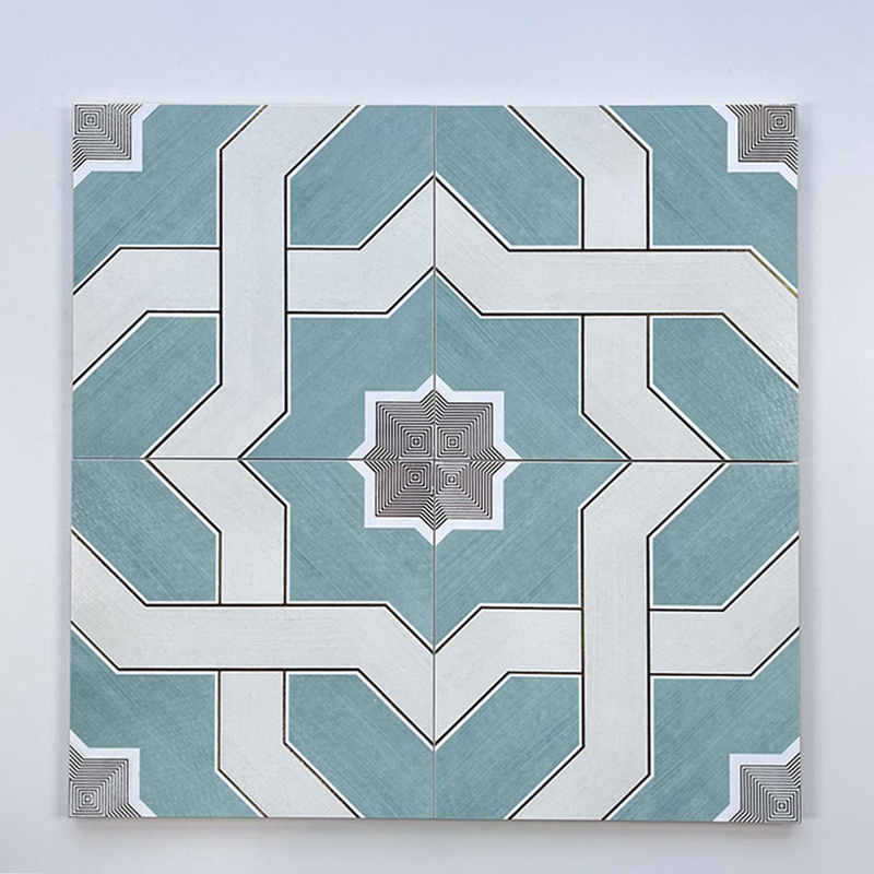 200x200mm Geometric Gilded Ceramic Mosaic Tiles - XC202841