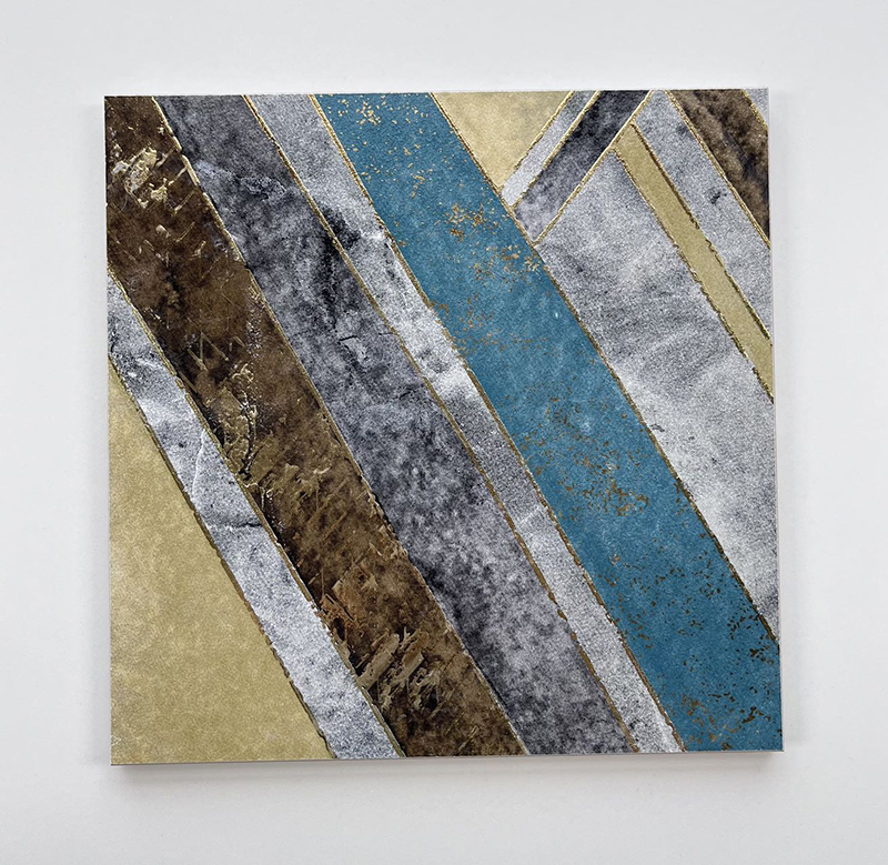200x200mm Geometric Gilded Mosaic Ceramic Tiles - XC202056