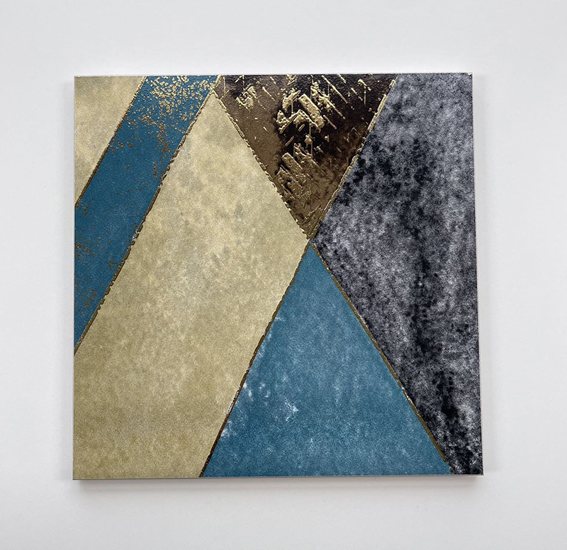 200x200mm Geometric Gilded Mosaic Ceramic Tiles - XC202056
