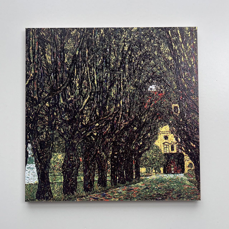 200x200mm Artistic Painting - Inspired Gilded Ceramic Tiles - XC202002