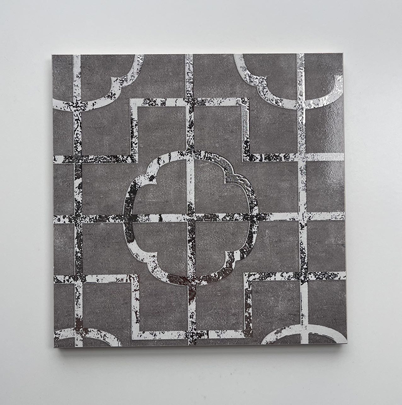 200x200mm Vintage - Style Gilded Mosaic Ceramic Tiles - XC201997
