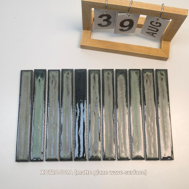 27x200mm Colorful Wave - Glazed Mosaic Tiles - XC720 Series
