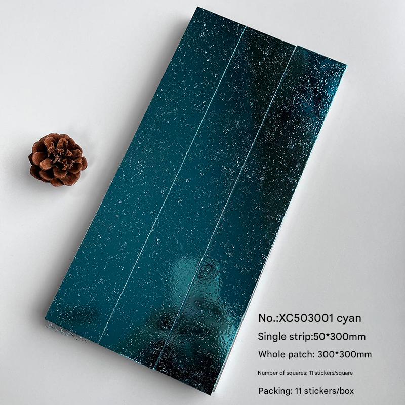300x300mm Starry - Sky - Effect Blue Mosaic Tiles - XC503001