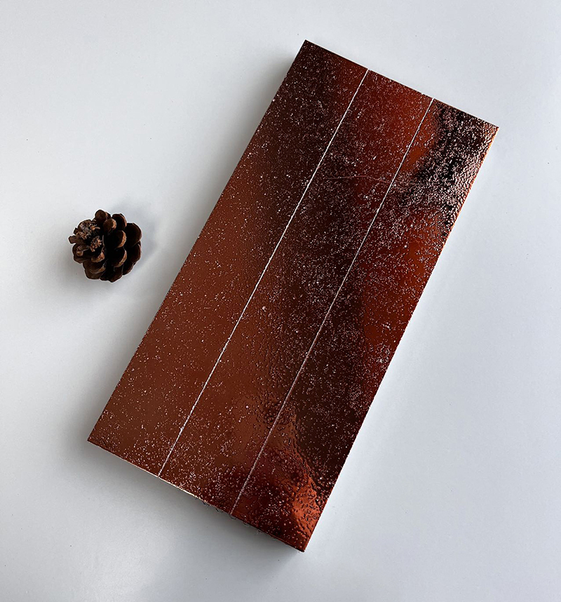 300x300mm Starry - Effect Dragon Orange Mosaic Tiles - XC503005