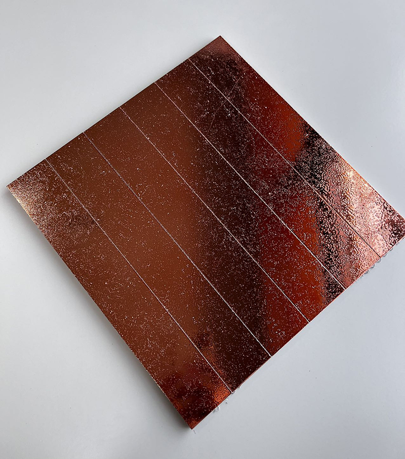 300x300mm Starry - Effect Dragon Orange Mosaic Tiles - XC503005