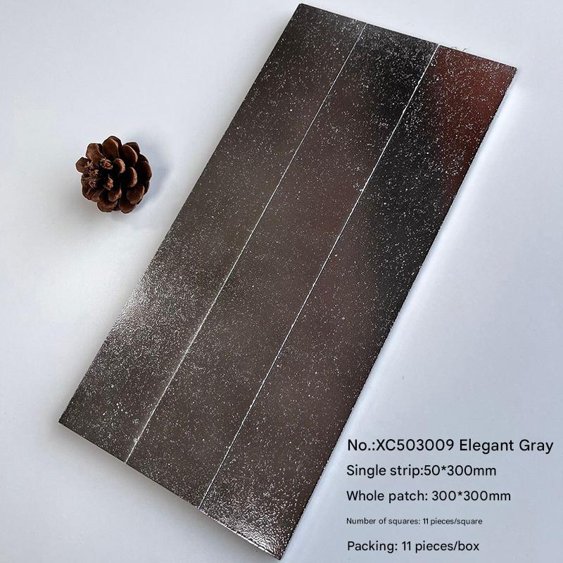 300x300mm Starry - Effect Elegant Gray Mosaic Tiles - XC503009