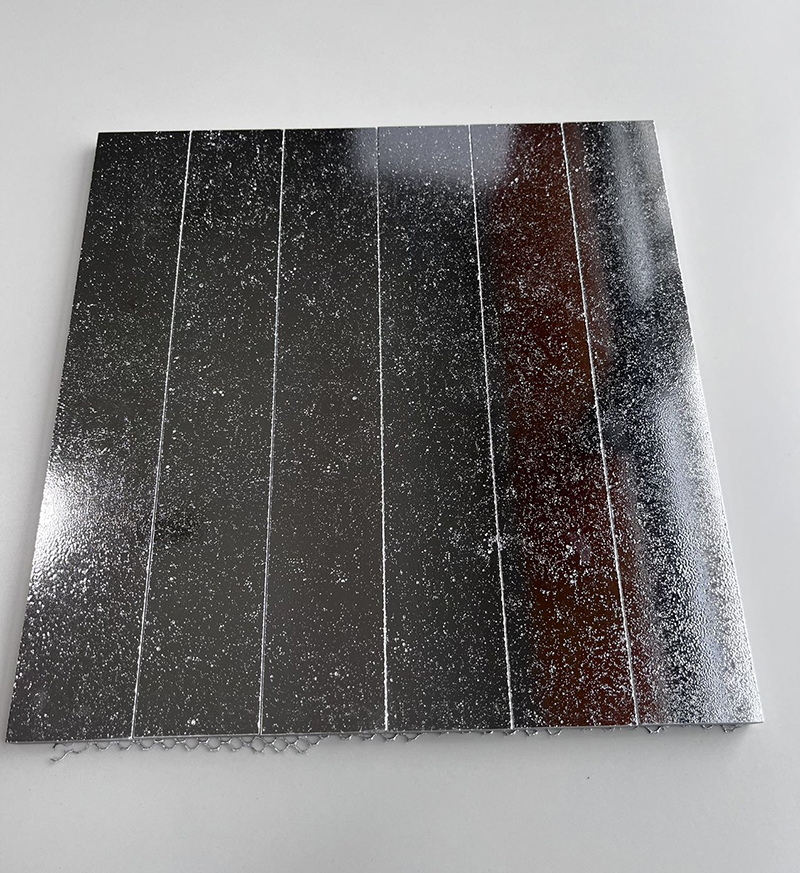 300x300mm Starry - Effect Silver Mosaic Tiles - XC503010