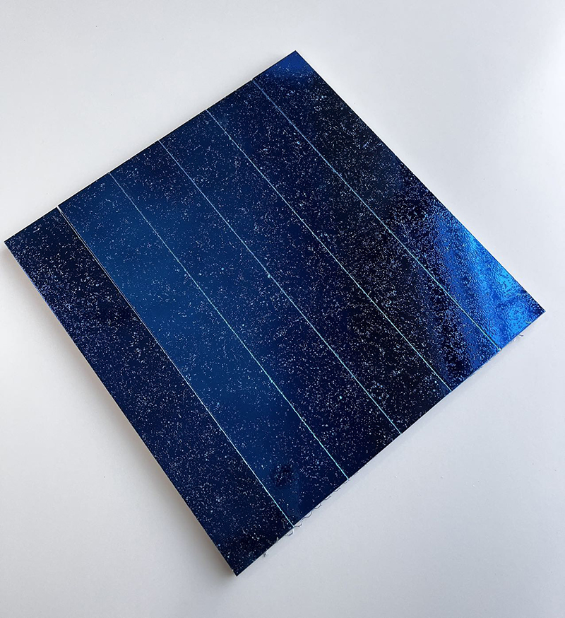 300x300mm Starry - Effect Dazzling Blue Mosaic Tiles - XC503012