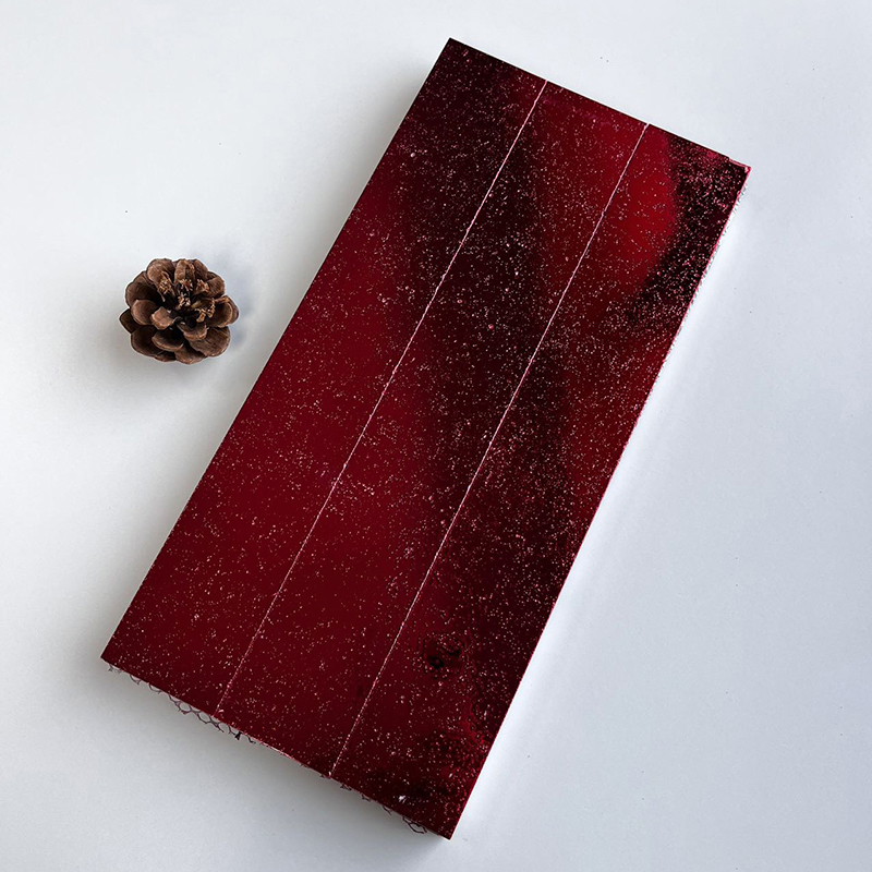 300x300mm Starry - Effect Prosperous Red Mosaic Tiles - XC503013