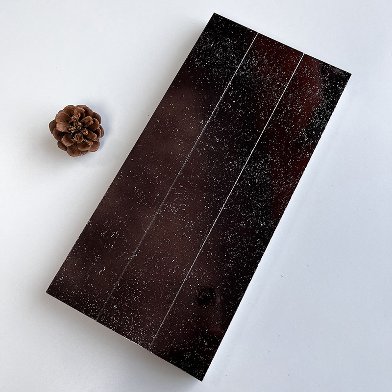 300x300mm Starry - Effect Coffee Brown Mosaic Tiles - XC503017