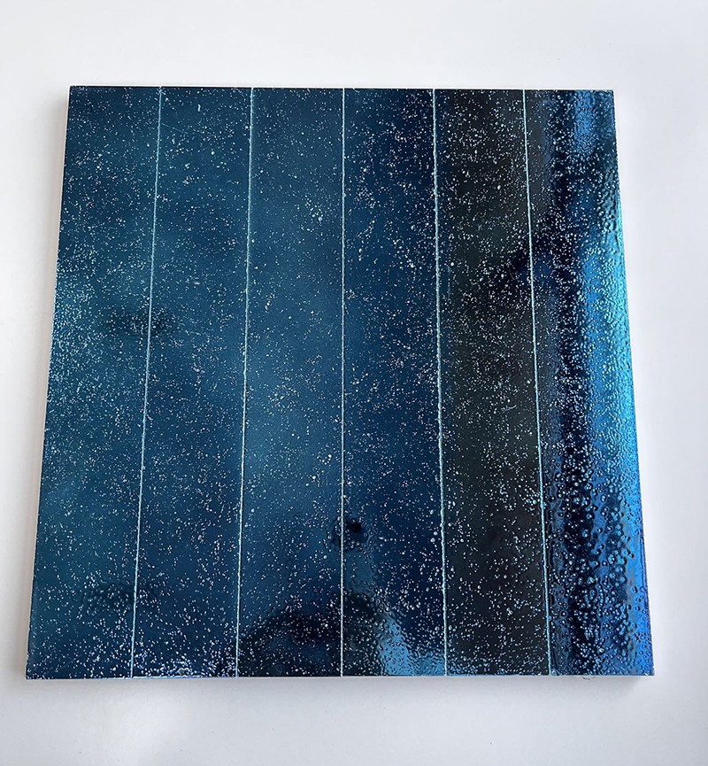 300x300mm Starry - Effect Tech Blue Mosaic Tiles - XC503018