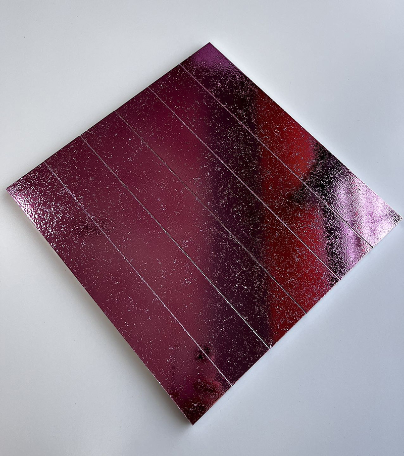 300x300mm Starry - Effect Girlish Pink Mosaic Tiles - XC503021