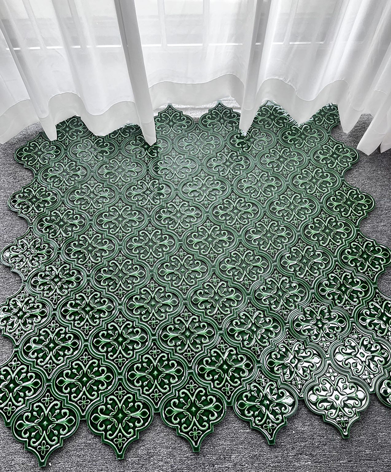150x174mm Artisan Lantern - Shaped Mosaic Tiles (XC157501P/B/A, XC157503P/B/A)