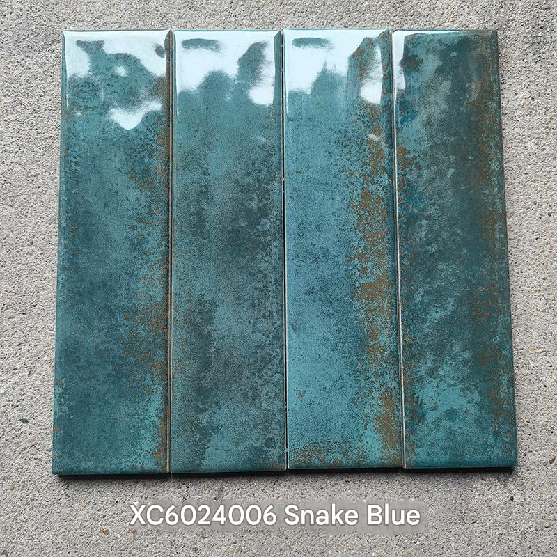 60x240mm Artisan Zodiac Series Tile - Snake Blue (XC6024006)