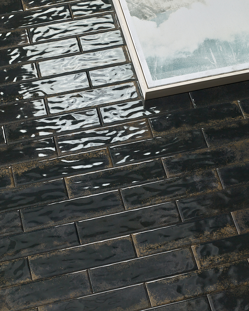 60x240mm Artisan Zodiac Series Tile - Horse Black (XC6024007)