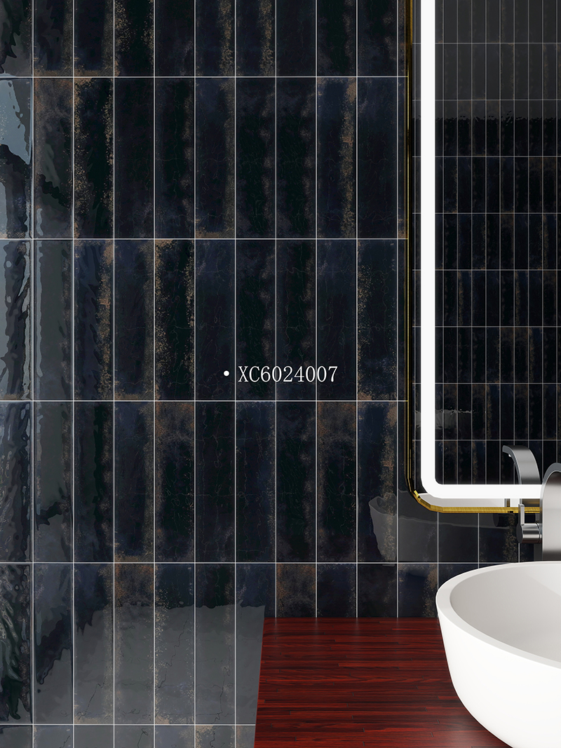 60x240mm Artisan Zodiac Series Tile - Horse Black (XC6024007)