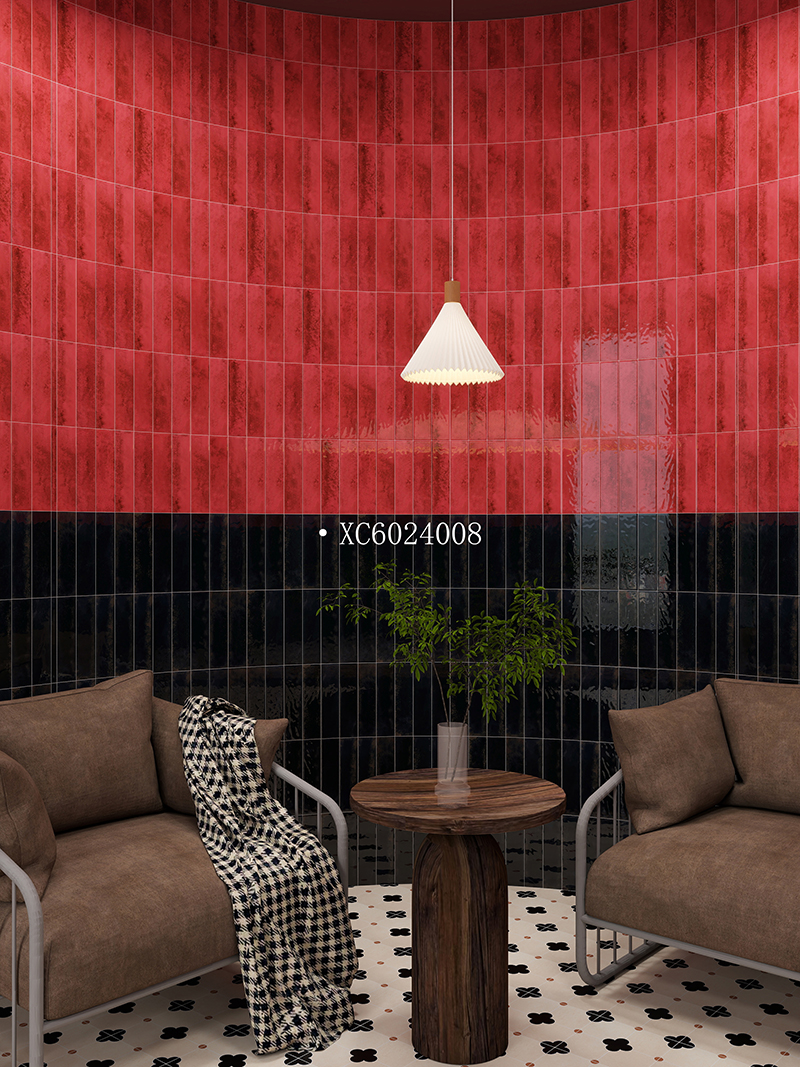 60x240mm Artisan Zodiac Series Tile - Goat Red (XC6024008)