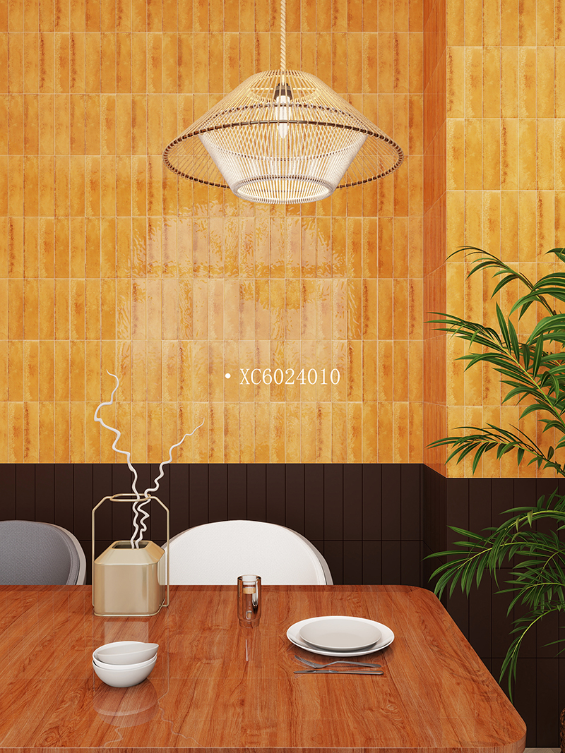 60x240mm Artisan Zodiac Series Tile - Rooster Orange (XC6024010)