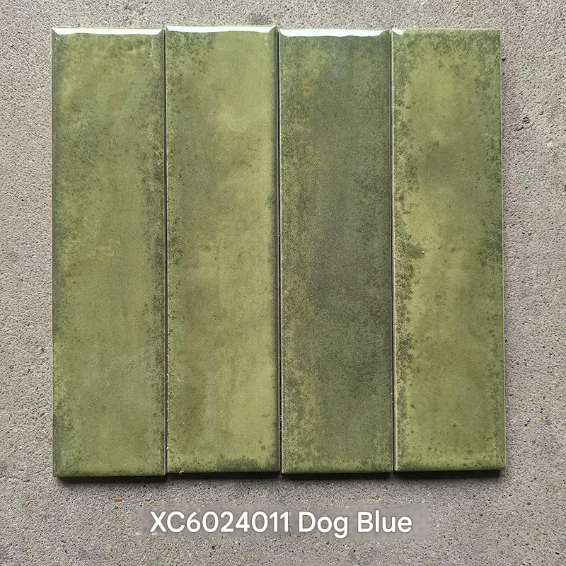 60x240mm Artisan Zodiac Series Tile - Dog Green (XC6024011)