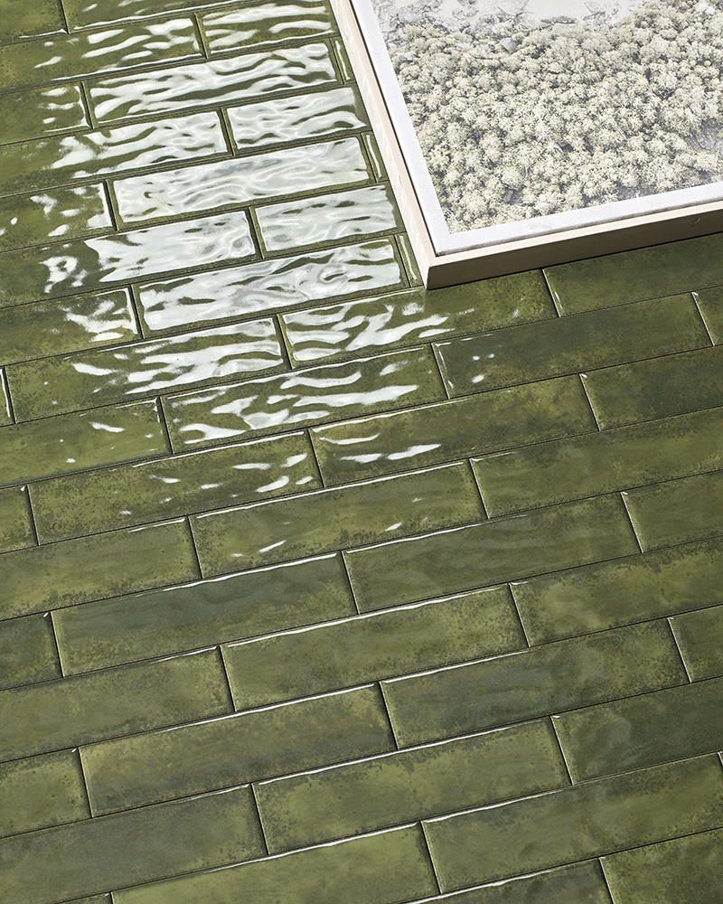60x240mm Artisan Zodiac Series Tile - Dog Green (XC6024011)