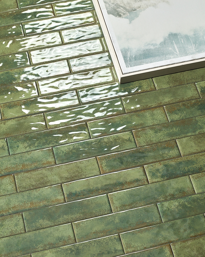 60x240mm Artisan Zodiac Series Tile - Pig Green (XC6024012)