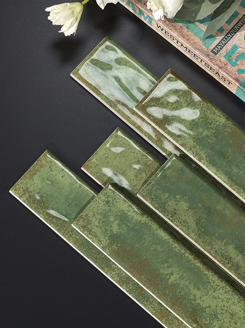 60x240mm Artisan Zodiac Series Tile - Pig Green (XC6024012)
