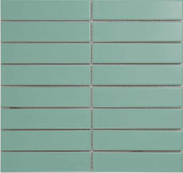 32 x 145 mm Glossy Red Rectangular Ceramic Mosaic Tiles (301 302...313 )