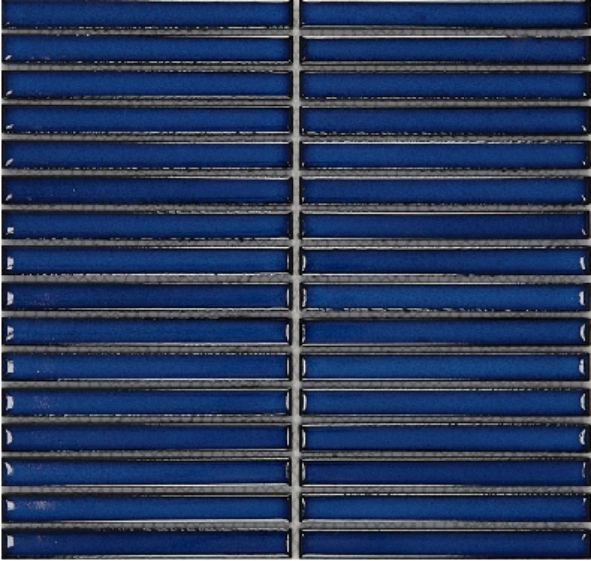 15x145mm Teal Linear Ceramic Mosaic Tiles - Artisan Rectangle Series（1505-1530）