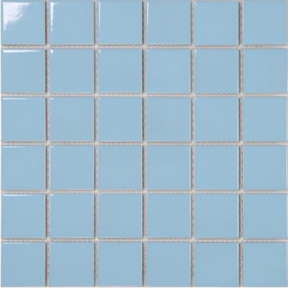 48x48mm Colorful Square Ceramic Mosaic Tiles - Classic Minimalist Design(4801-48099)