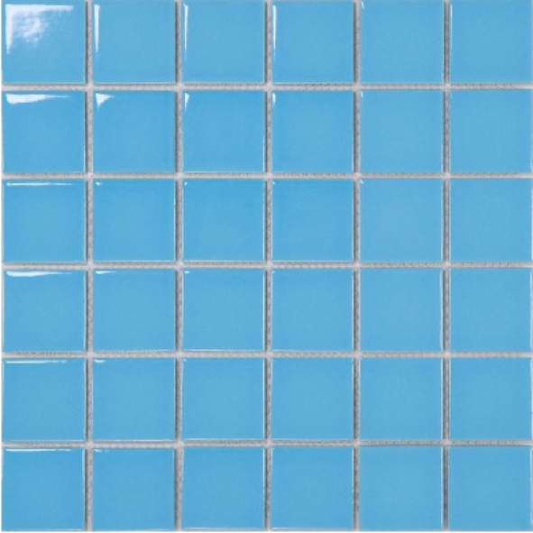 48x48mm Colorful Square Ceramic Mosaic Tiles - Classic Minimalist Design(4801-48099)