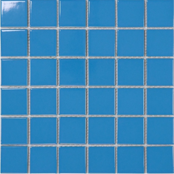 48x48mm Colorful Square Ceramic Mosaic Tiles - Classic Minimalist Design(4801-48099)