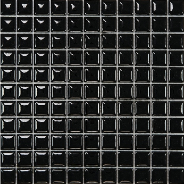 25x25mm Glossy Colorful Square Ceramic Mosaic Tiles - Modern Bold Design (25TU-0..25TU-15)