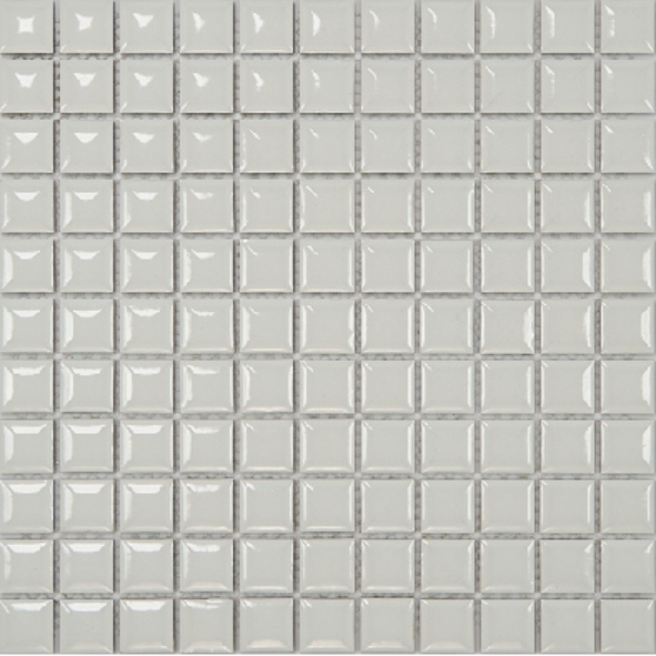 25x25mm Glossy Colorful Square Ceramic Mosaic Tiles - Modern Bold Design (25TU-0..25TU-15)