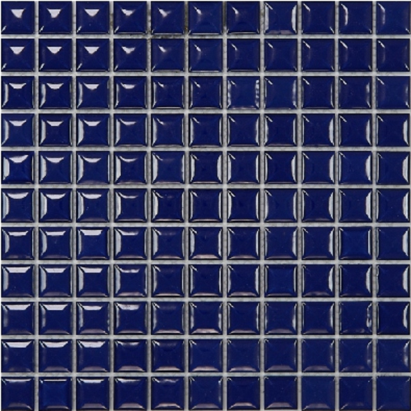 25x25mm Glossy Colorful Square Ceramic Mosaic Tiles - Modern Bold Design (25TU-0..25TU-15)