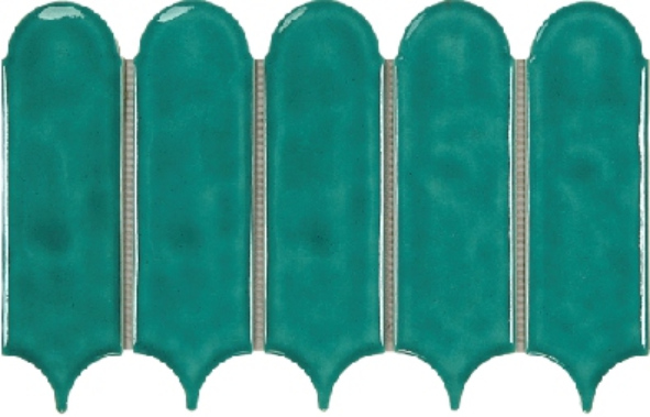 314x200 60x200mm Feather - Shaped Ceramic Mosaic Tiles - Custom Color Options（YM001 YM002 YM-626 YM-629 YM-628）
