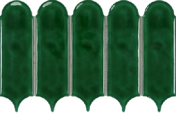 314x200 60x200mm Feather - Shaped Ceramic Mosaic Tiles - Custom Color Options（YM001 YM002 YM-626 YM-629 YM-628）